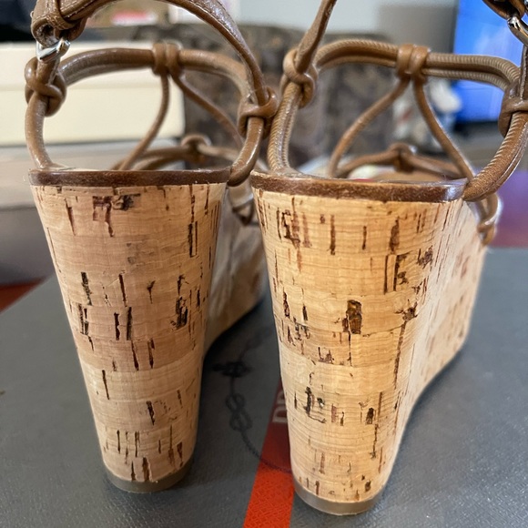 Prada Leather Wedge Sandal - Picture 4 of 7